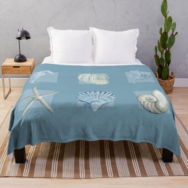 Item preview, Coastal collection in mid blue designed and sold by LisaLeQuelenec.