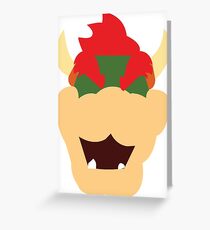 Bowser Head Greeting Card