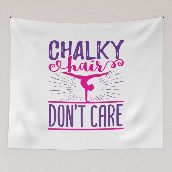 Item preview, Chalky Hair Don't Care Cute Gymnastics  designed and sold by jaygo.