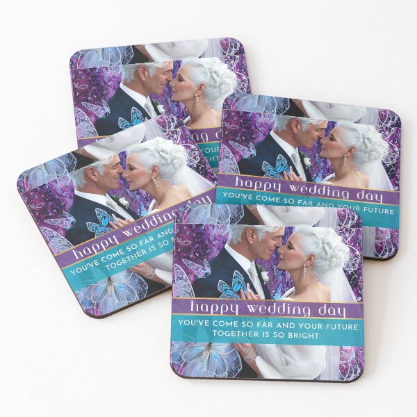 Item preview,  Romantic "You have come so far"  Wedding Day Wishes & Proposal Couple Sticker designed and sold by MuditasEyes.