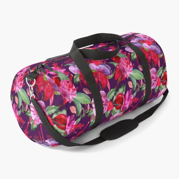 Item preview, Watercolor Fuchsia Flowers - Pink And Purple designed and sold by Sketchbook Designs.