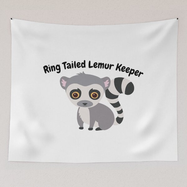 Item preview, Ring Tailed Lemur Keeper designed and sold by Meggie-moos.