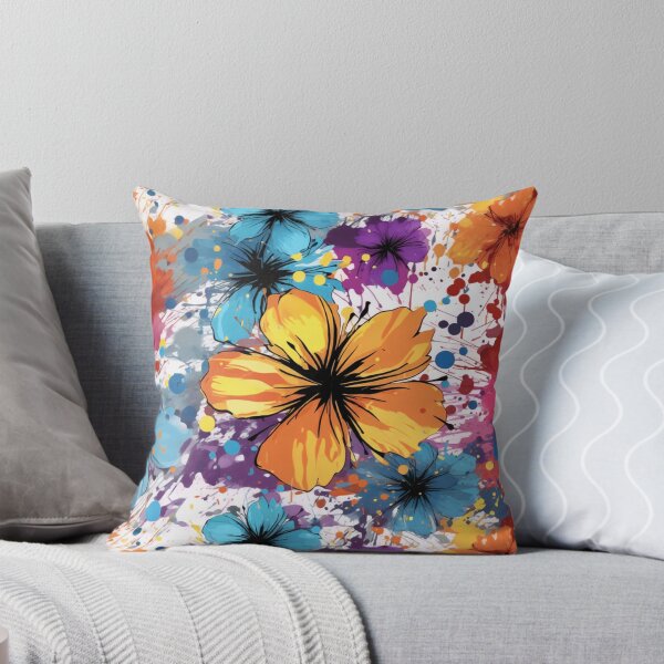 Item preview, Beautiful Ink washed Floral Splatter Pattern   designed and sold by Gypsykiss.