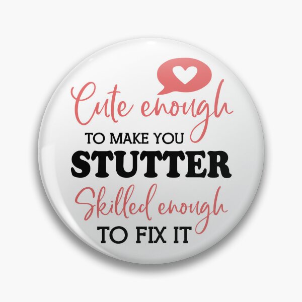 Item preview, SLP Cute Enough To Make You Stutter Speech Language Pathologist Gifts For Women Men, Speech Pathology Week Appreciation Gifts For Speech Therapist, SLPA designed and sold by medroc.