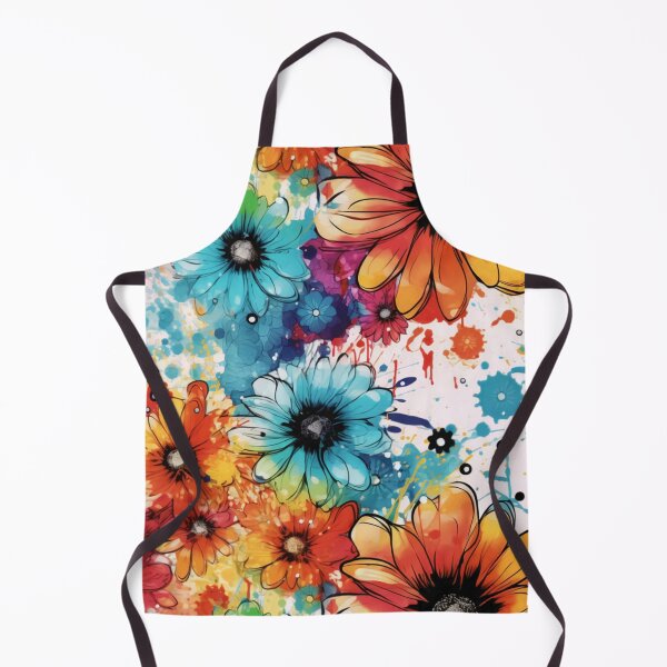 Item preview, Beautiful Ink washed Floral Splatter Pattern 2 designed and sold by Gypsykiss.