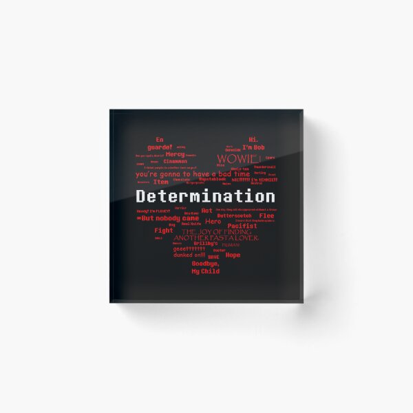 Item preview, Undertale Word Heart designed and sold by MyronWickham.