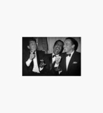 Frank Sinatra, Dean Martin, Sammy Davis Jr. Laughing Art Board