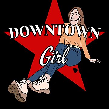 Downtown girl stickers Magnet for Sale by Marijadeco