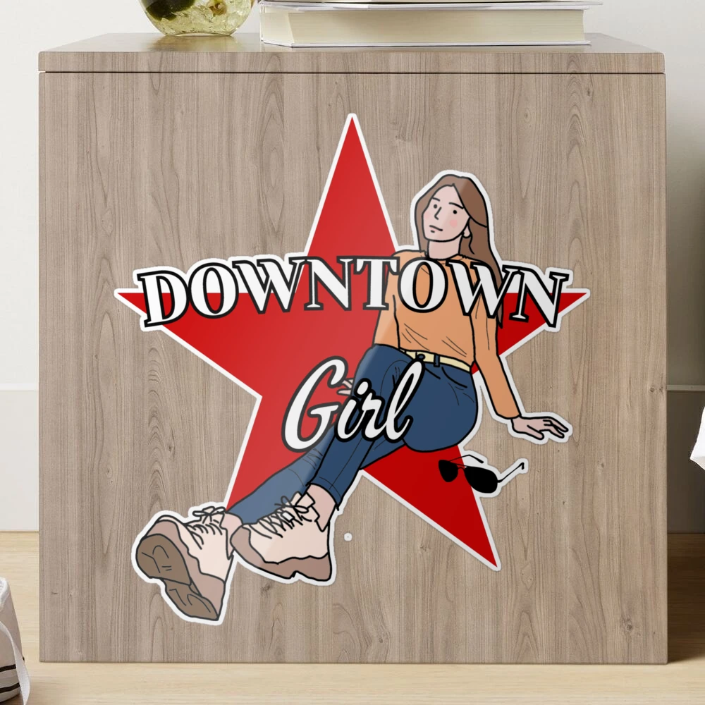 Downtown girl stickers Sticker for Sale by Marijadeco