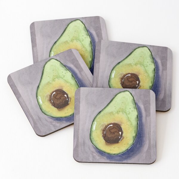 Item preview, Avocado - Watercolor Painting designed and sold by Pattokarts.