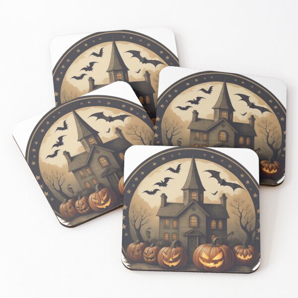 Item preview, Haunted House Emblem designed and sold by WitchsHatStudio.