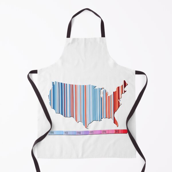 Item preview, Warming stripe USA Map designed and sold by Spyinthesky.