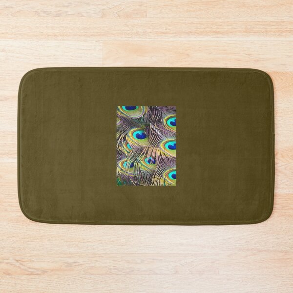 Item preview, Brilliant Peacock Feathers Throw Pillow 	 designed and sold by wabwstumgi72.