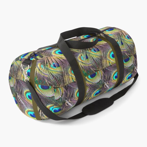 Item preview, Brilliant Peacock Feathers Throw Pillow designed and sold by wabwstumgi72.