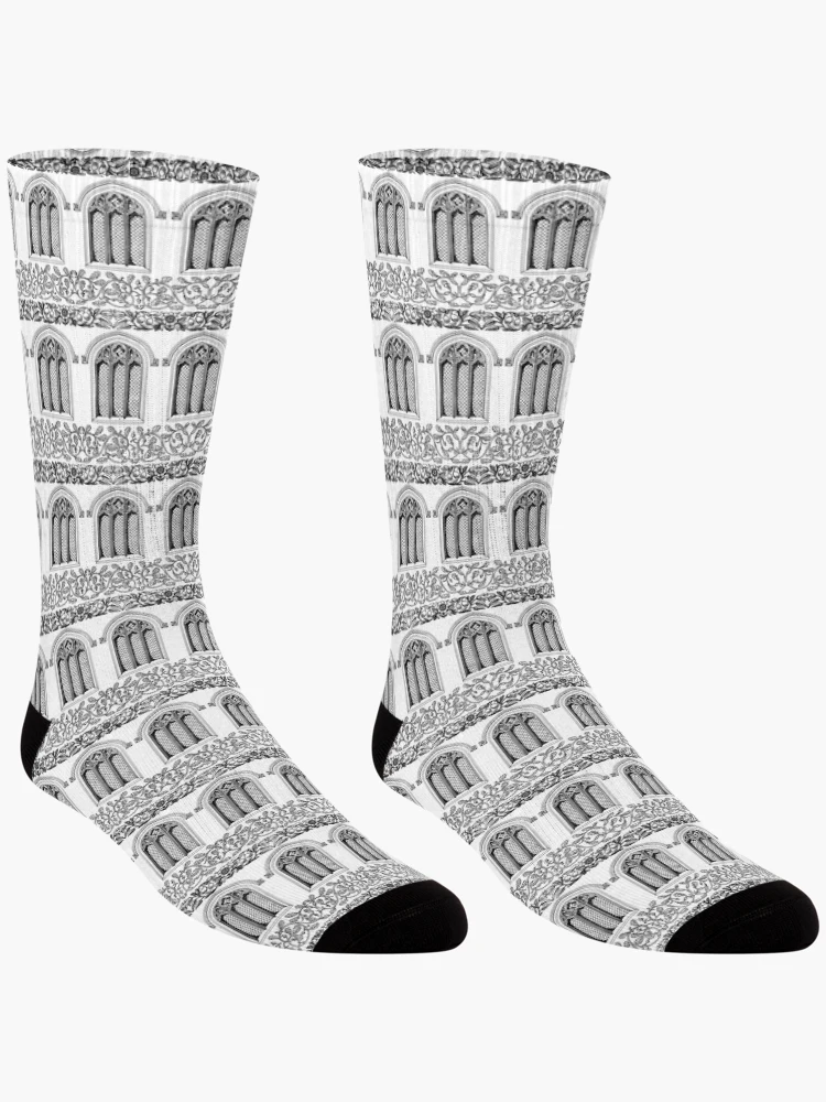 Thumbnail 3 of 5, Socks, Window Pattern designed and sold by ellanely.