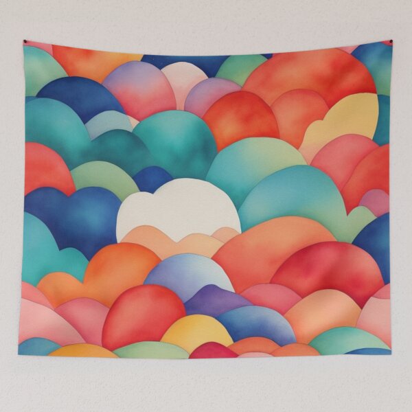 Item preview, Watercolor Bubbles Pattern designed and sold by magicwillow.