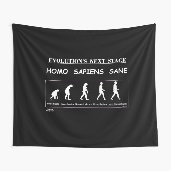 Evolution Next Stage Homo Sapiens Sane Tapestry