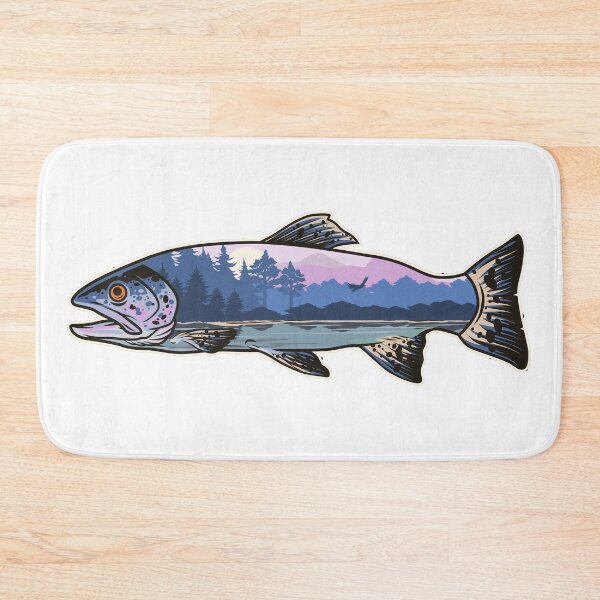 Item preview, Trout and Mountains  designed and sold by kandrewsvt.