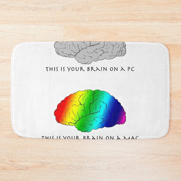 Item preview, Brain on a Mac designed and sold by ely-brittaney.