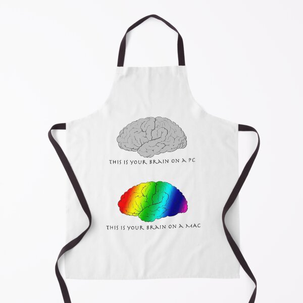 Item preview, Brain on a Mac designed and sold by ely-brittaney.