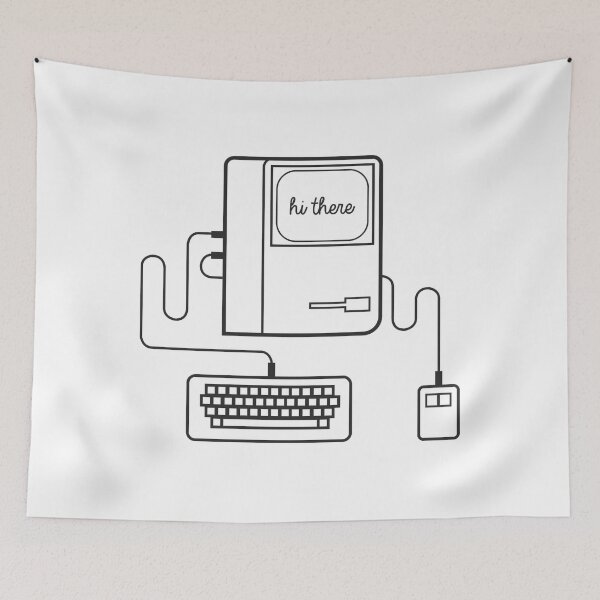 Aperçu de l'œuvre Bonjour Macintosh créée et vendue par ely-brittaney.