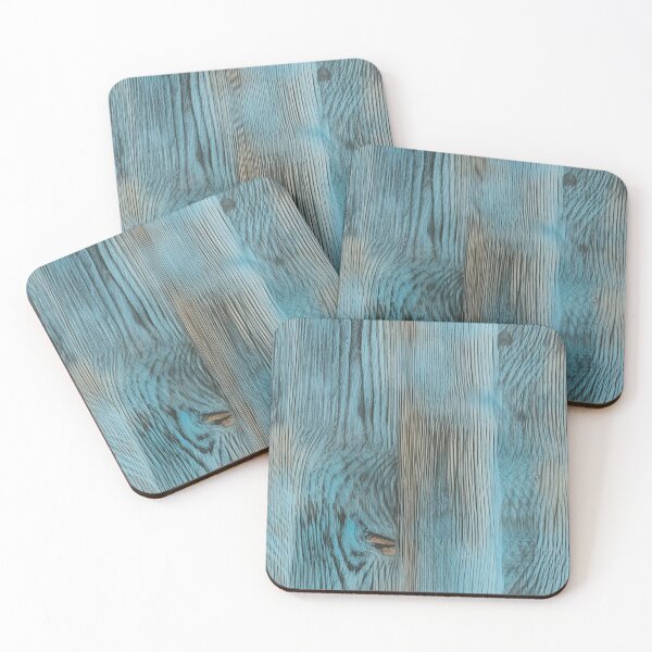 Item preview, Aqua Blue Wood Grain Pattern designed and sold by Sturdust.