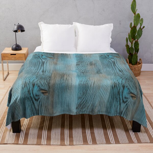 Item preview, Aqua Blue Wood Grain Pattern designed and sold by Sturdust.