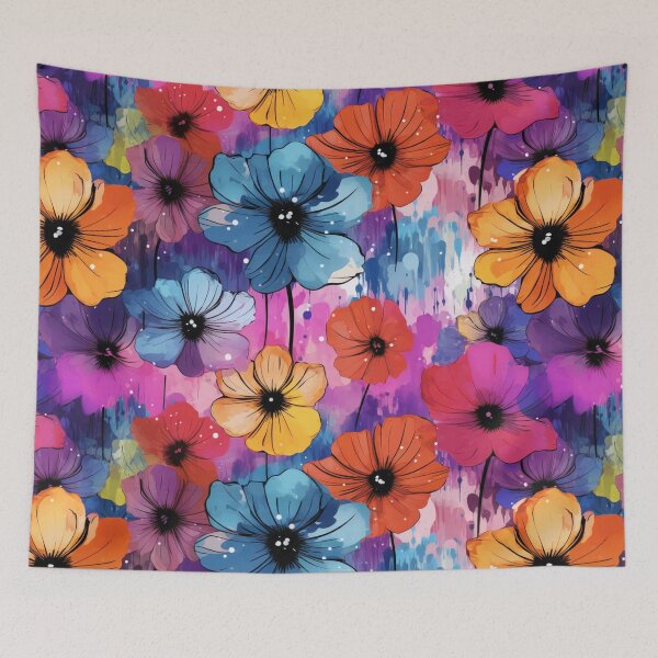 Item preview, Beautiful Ink washed Floral Splatter Pattern 3 designed and sold by Gypsykiss.