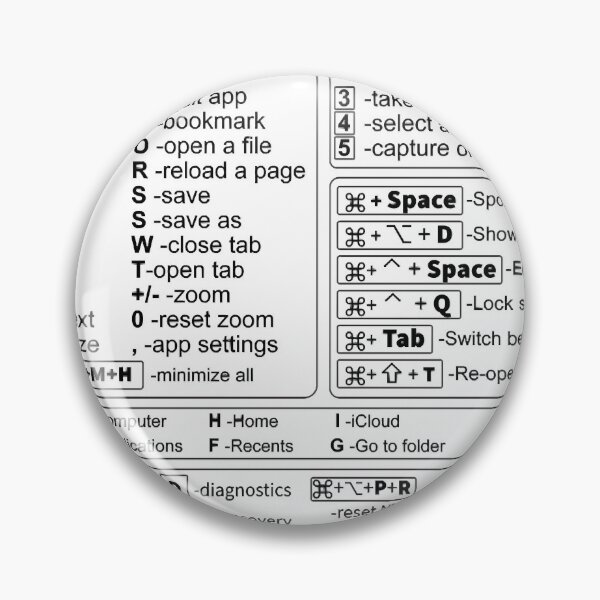 Item preview, Mac Keyboard Shortcuts designed and sold by ely-brittaney.