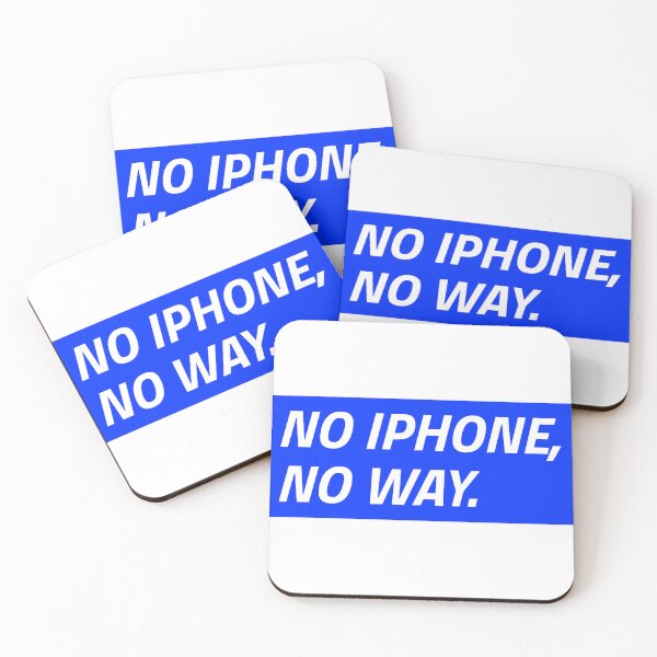 Item preview, No iPhone No Way designed and sold by ely-brittaney.