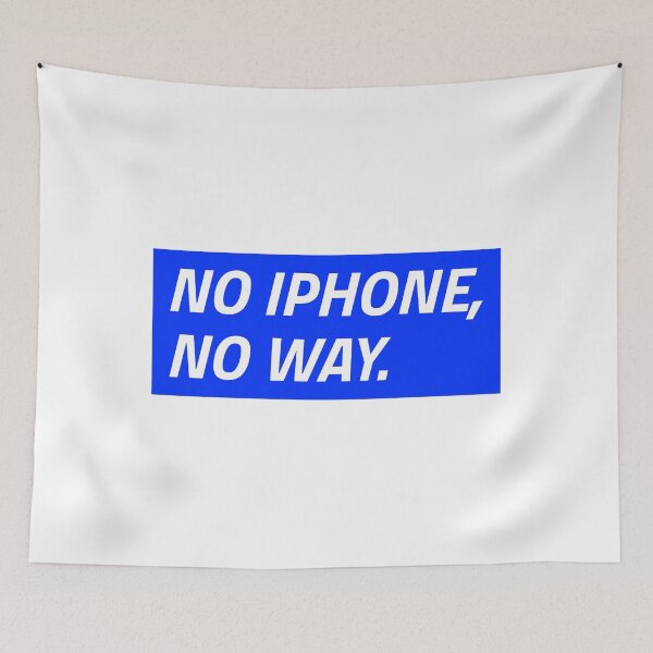 Item preview, No iPhone No Way designed and sold by ely-brittaney.