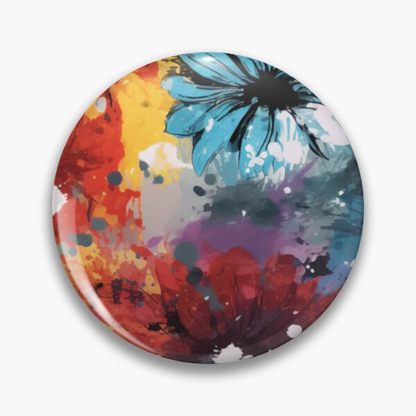 Item preview, Beautiful Ink washed Floral Splatter Pattern 4 designed and sold by Gypsykiss.