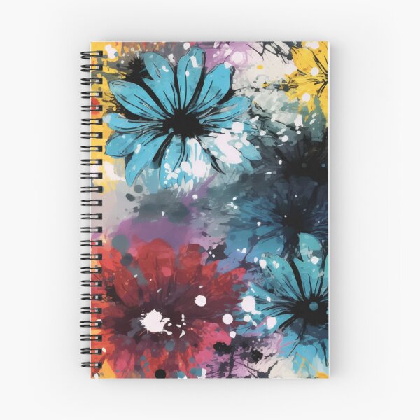 Item preview, Beautiful Ink washed Floral Splatter Pattern 4 designed and sold by Gypsykiss.