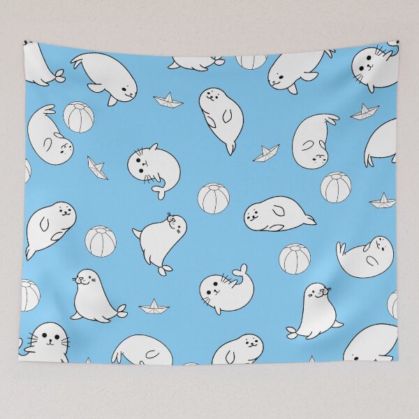 Item preview, cute seals pattern designed and sold by FalconFeatherDn.
