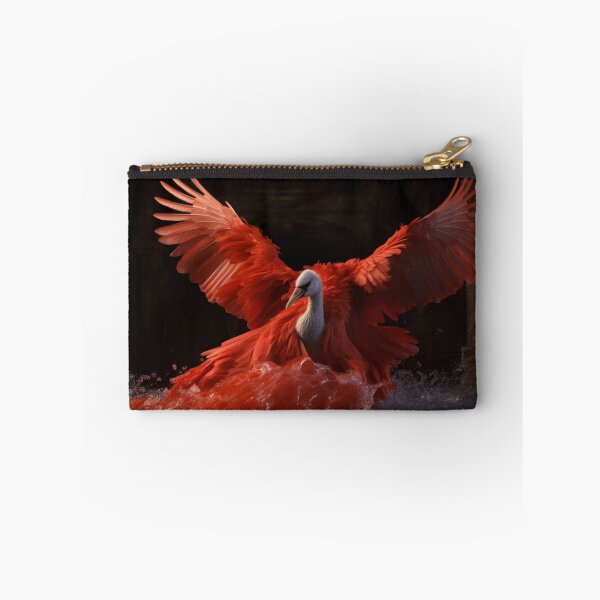 Item preview, A red swan in the water designed and sold by isBotStore.