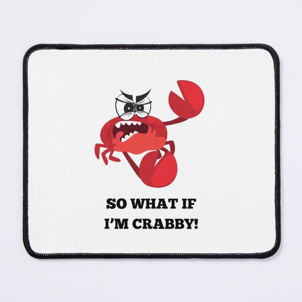 Item preview, Cute Crab Cartoon Of A Funny Crabby Crab, Deep Sea Creature, Cute Crab Puns For Red Crab Lovers designed and sold by haRexia.