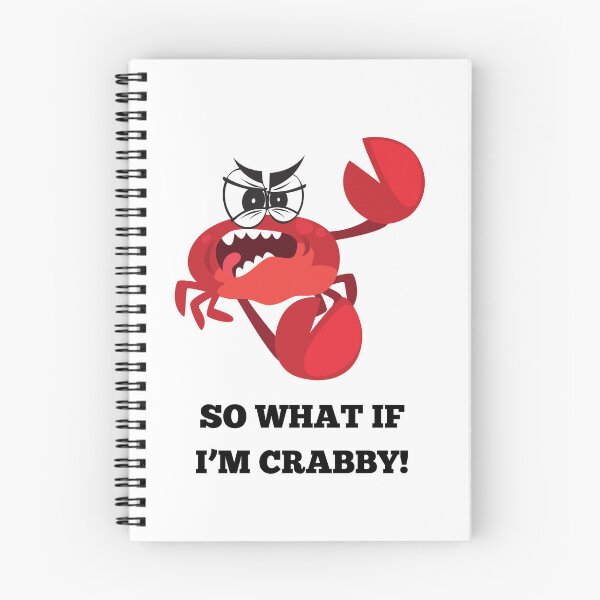 Item preview, Cute Crab Cartoon Of A Funny Crabby Crab, Deep Sea Creature, Cute Crab Puns For Red Crab Lovers  designed and sold by haRexia.