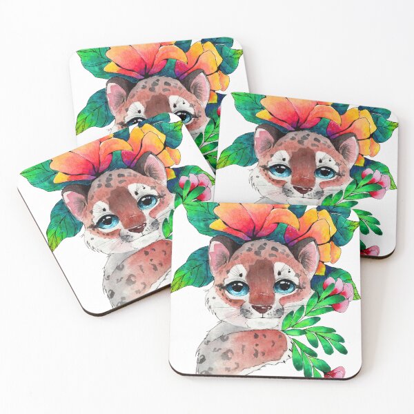 Item preview, Baby snow leopard designed and sold by Daniela Mejia.