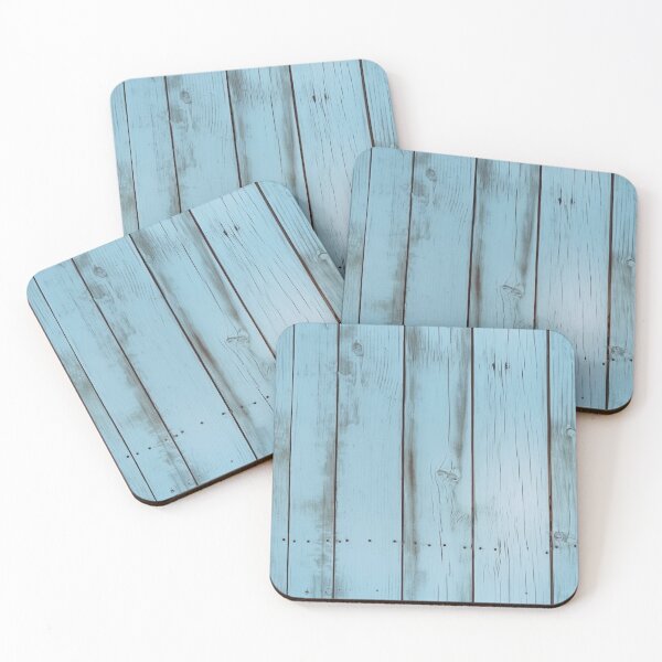 Item preview, Light Blue Vertical Wood Planks Pattern designed and sold by Sturdust.
