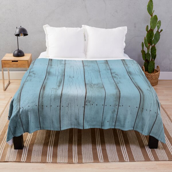 Item preview, Light Blue Vertical Wood Planks Pattern designed and sold by Sturdust.