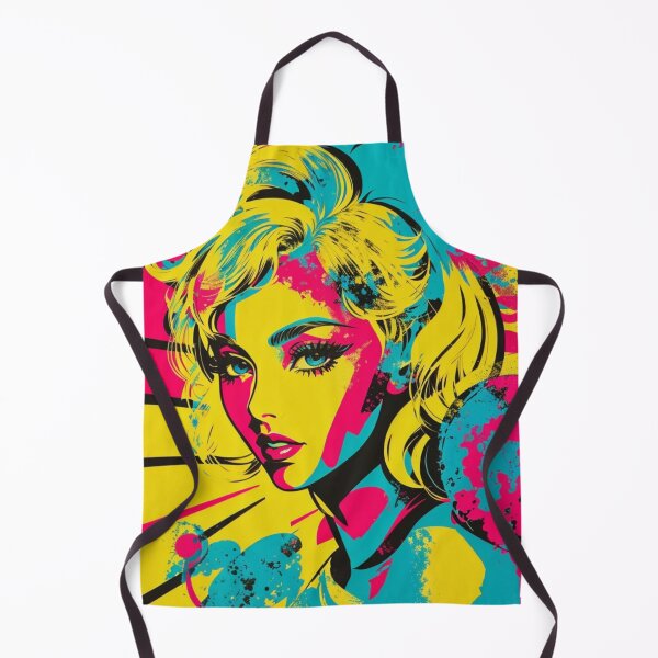 Item preview, Cute Lady in Pop Art By Jonathan P. and AI designed and sold by JonathanP514.
