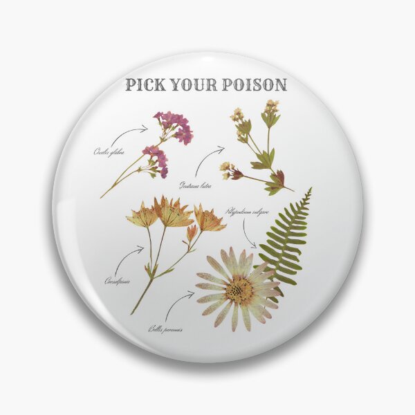 Item preview, Pick your poison, floral, flowers graphics, nature  designed and sold by vintagebuddy.