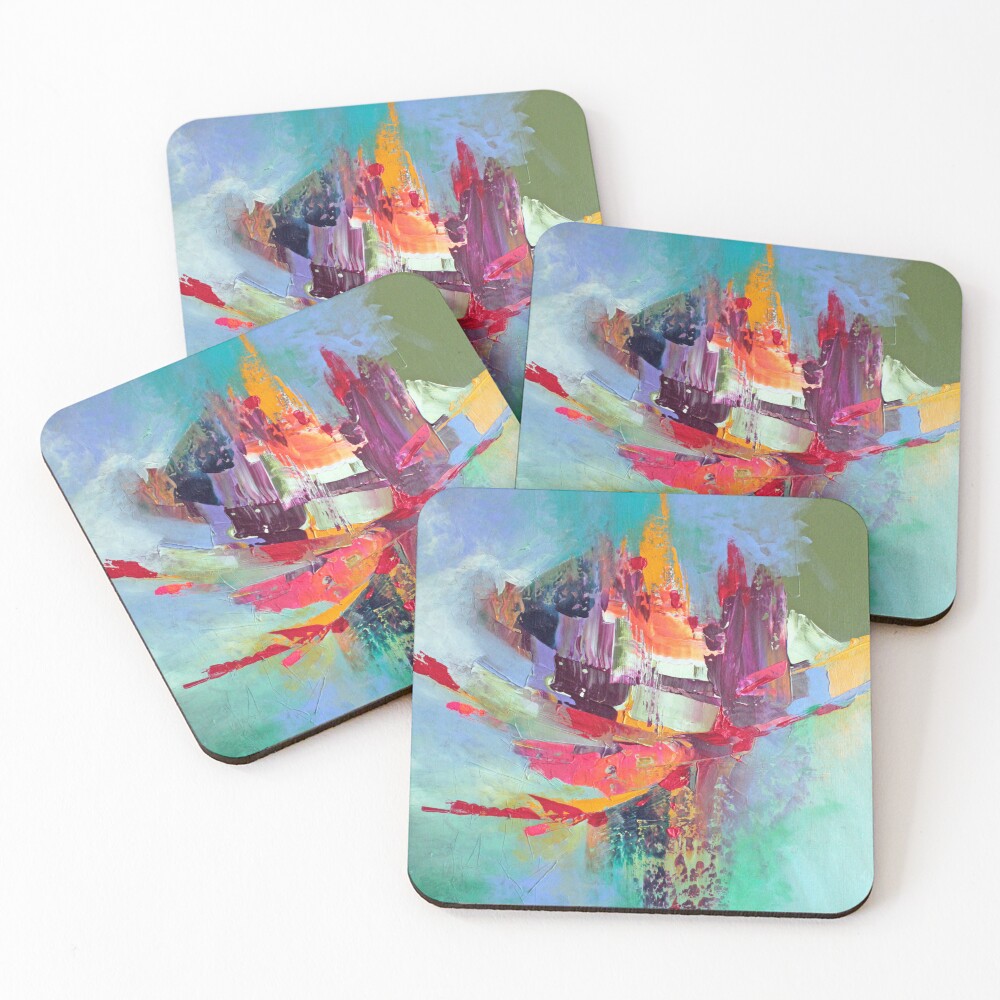 Aperçu de l'œuvre Dessous de verre (lot de 4) créée et vendue par ElioraBousquet.