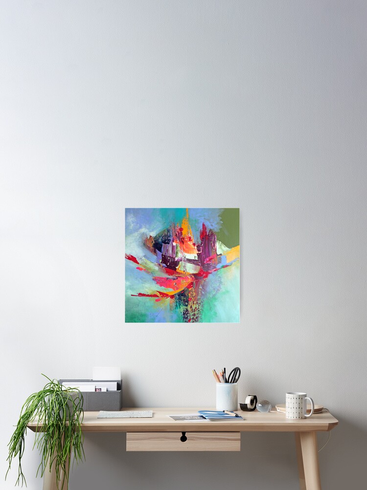 Aperçu 2 sur 3. Poster avec l'œuvre La porte ouverte créée et vendue par ElioraBousquet.