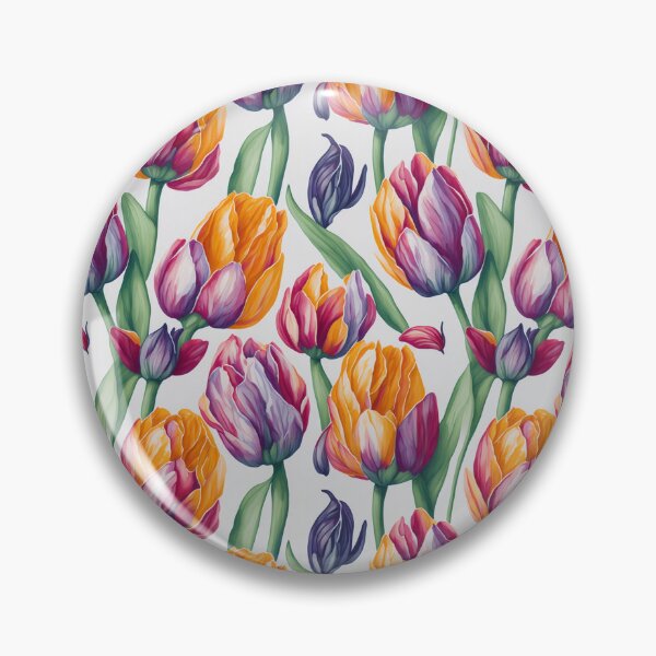 Artikelvorschau, colorful tulip flower pattern entworfen und verkauft von kiyaansh16.