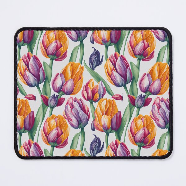 Item preview, colorful tulip flower pattern designed and sold by kiyaansh16.