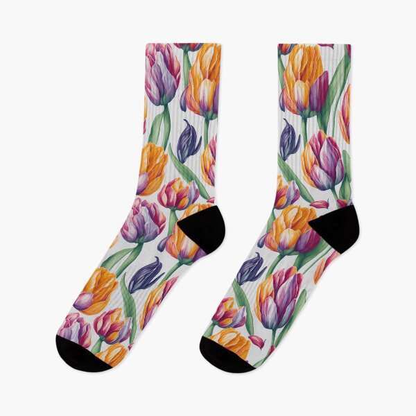 Artikelvorschau, colorful tulip flower pattern entworfen und verkauft von kiyaansh16.