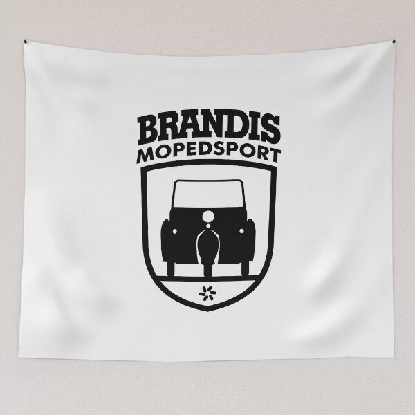 Item preview, Krause Duo Mopedsport Brandis Coat of Arms (black) designed and sold by VEB Ostladen.
