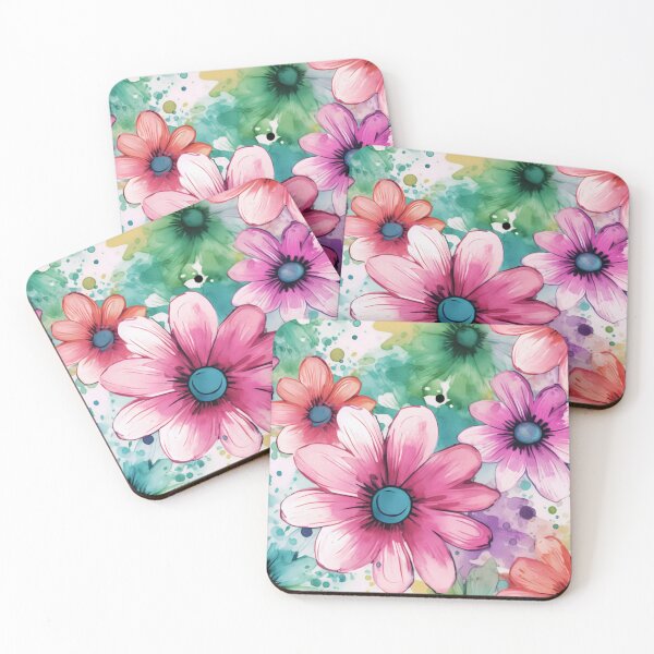 Item preview, Beautiful Ink washed Floral Splatter Pattern 5 designed and sold by Gypsykiss.