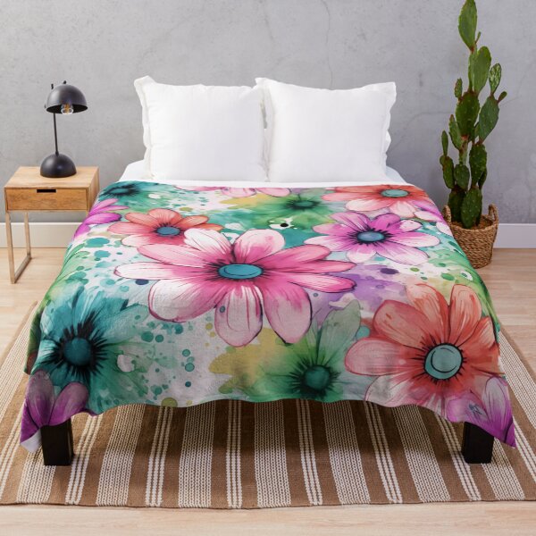 Item preview, Beautiful Ink washed Floral Splatter Pattern 5 designed and sold by Gypsykiss.